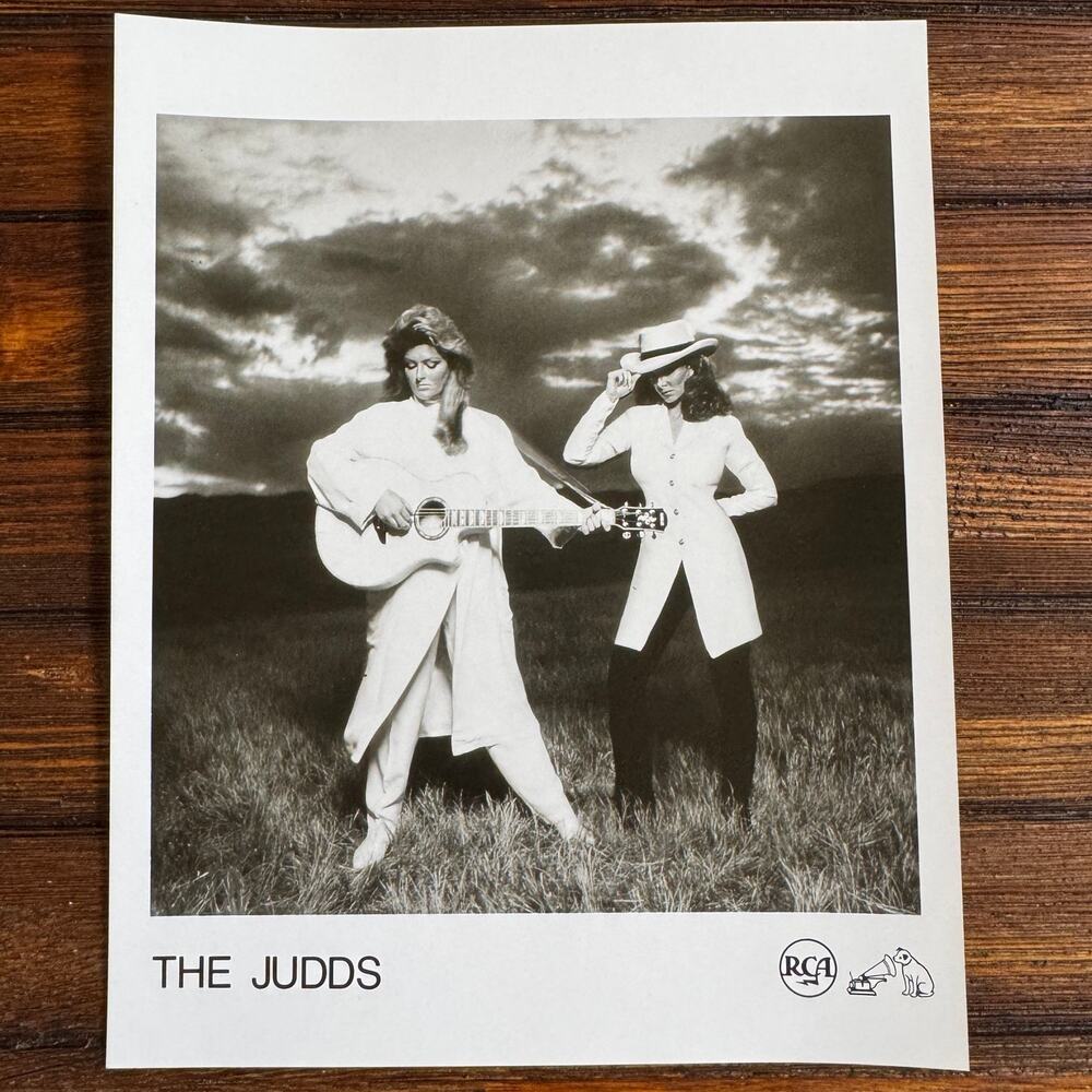 The Judds Press Photo 8x10 Black White Music Country Music Hall of Fame Grammy